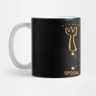 spoon, fork and knife Mug